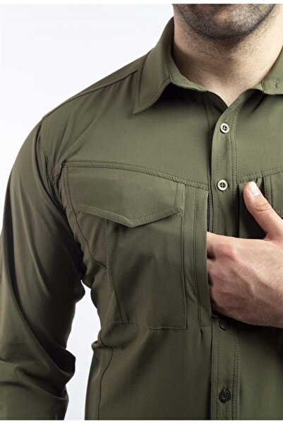 VAV WEAR Tactical Shirt Flexible Fit Men's Outdoor Wear Anti-Sweat Trekking Tacflex01