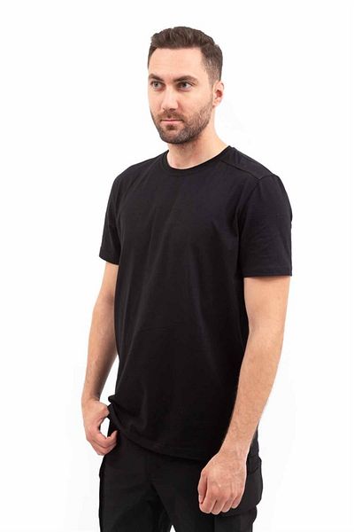 VAV WEAR Men's Outdoor T-shirt - Cotton, Short Sleeve, Anti-Sweat, Crew Neck Basetı03