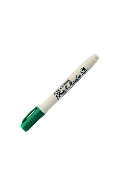 artline Supreme Brush Marker Pen Dark Green Code:epff