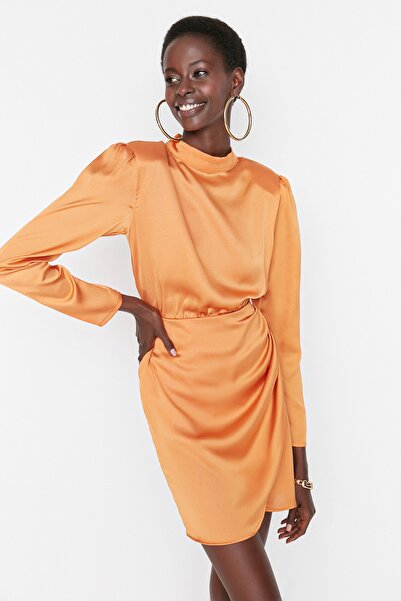 Trendyol Collection Kleid - Orange - Wickelschnitt
