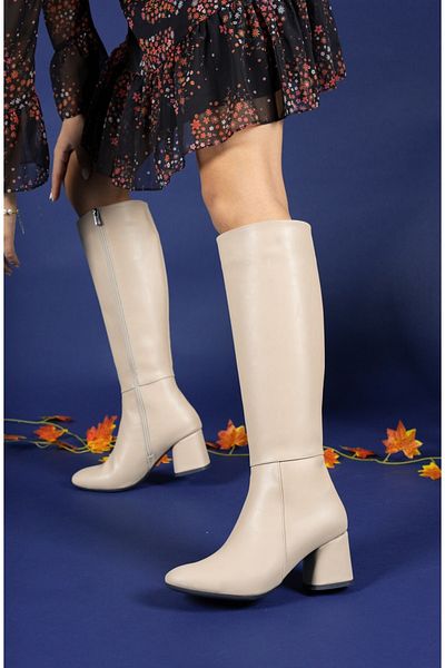 Riccon Nude Skin női csizma0012815y