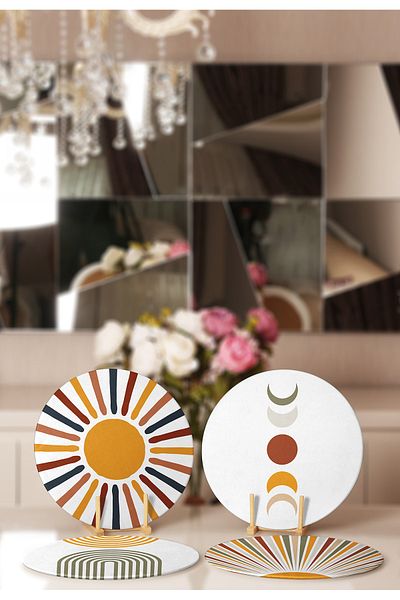 Realhomes 4-Piece Sunrise Specially Designed Placemat & Supla