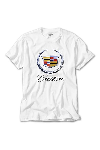 Z zepplin Λευκό μπλουζάκι με λογότυπο Cadillac