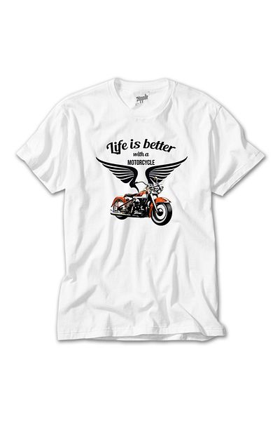 Z zepplin Vintage Chopper Λευκό T-Shirt