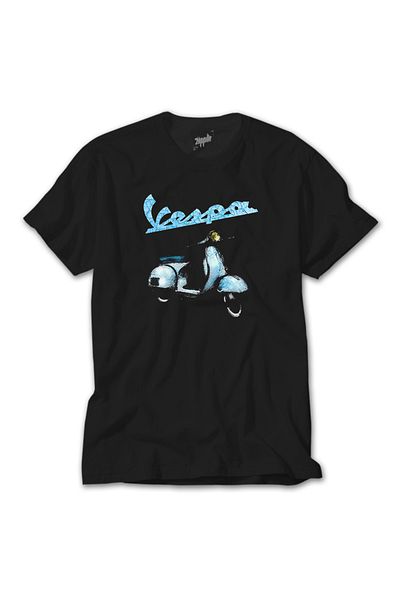 Z zepplin Vespa Vintage Μαύρο T-Shirt