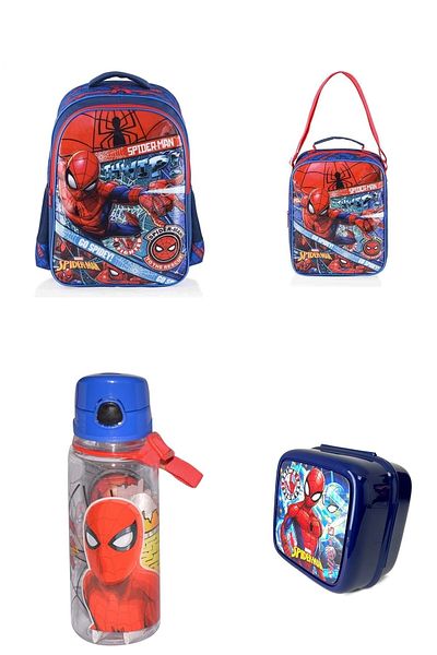 GENC DIJITAL BASKI Set de 4 piese pentru școala primară Spiderman Loft Go Spidey