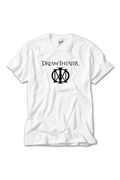 Z zepplin Tricou alb cu logo Dream Theater