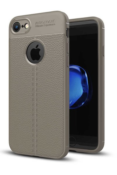 kılıffuarı iPhone 6 Plus Case Silicone Leather Look Protected Niss Cover