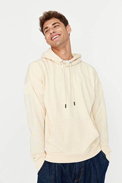 Trendyol Collection Hanorac oversize/fără tăietură cu glugă, cu imprimeu floral, fără șarfă TMNAW22SW0155