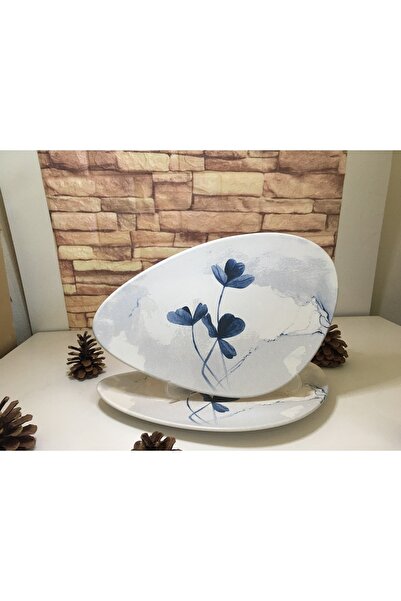 Keramika طبق تقديم أوسكار مكون من قطعتين