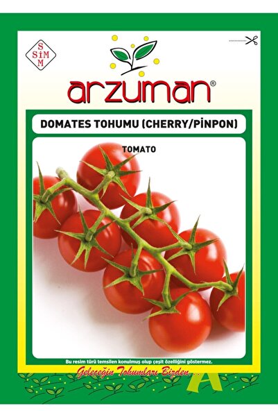 Arzuman Cherry Tipi Pinpon Domates Tohumu 250 Adet