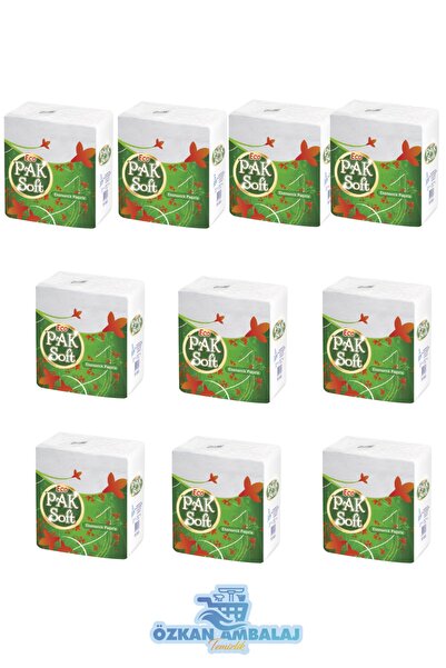 paksoft منديل الخدمة الاقتصادية 10 عبوات
