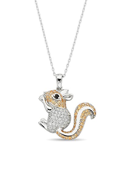 Argentum Concept 925 Ayar Gümüş Sincap Kolye - 23172701