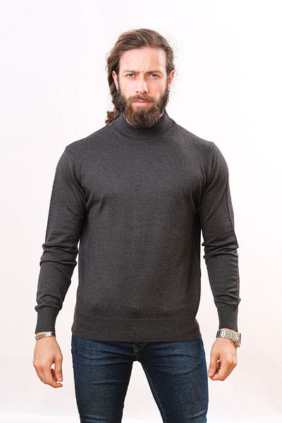 Çukurova Wool Half Fisherman Sweater