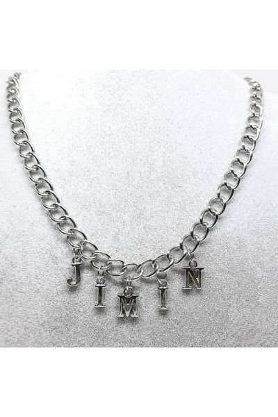 AlpCollection Jimin Lettered 45 cm Chain Necklace