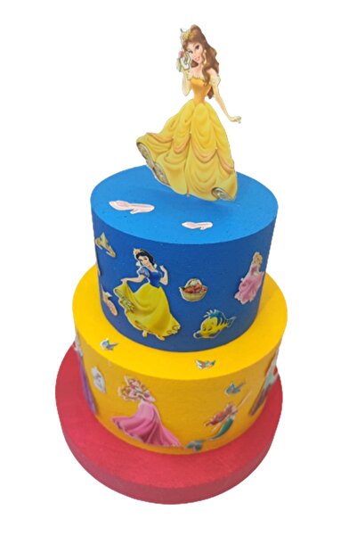 bizdenpastacılık Maket Pasta Disney Prensesleri Tasarımlı