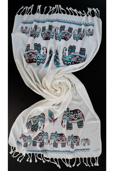 bejamonti Elephant Patterned Pareo