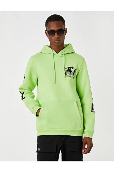 Koton 3wam70145mk Чоловічий світшот зелений