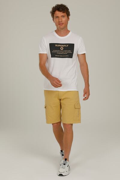 Superfly 22709-men   Cargo Sh Camel Erkek Şort