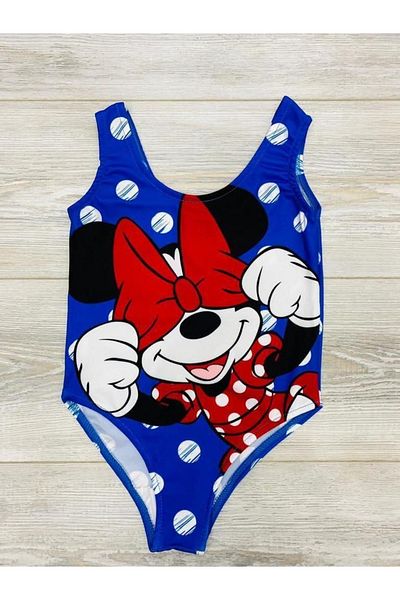 Pink Hippo Kids Costum de baie detaliat cu imprimeu pentru fete