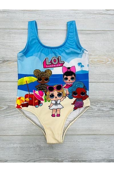 Pink Hippo Kids Λεπτομερές μαγιό για κορίτσια με στάμπα