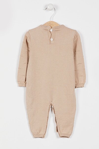 U.S. Polo Assn. U.s. Polo Assn Lisanslı Camel Bebek Patiksiz Tulum