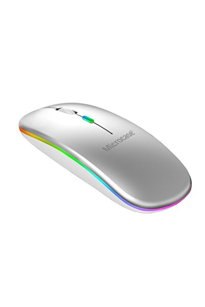 Microcase 1600 Dpı Şarj Edilebilir 2.4 Ghz Rgb Işık Çift Modlu Bluetooth Mous...