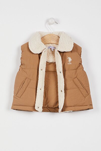 U.S. Polo Assn. U.s. Polo Assn Lisanslı Camel Bebek Yelek