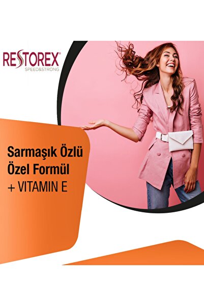 Restorex Sağlıklı Uzama Etkili Şampuan - Kuru Yıpranmış Saçlara Özel 500 ml