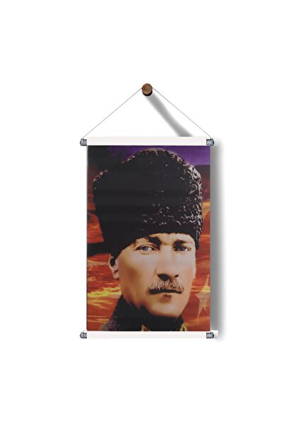 Shopiolog Atatürk Resimli Poster 30x50 Cm