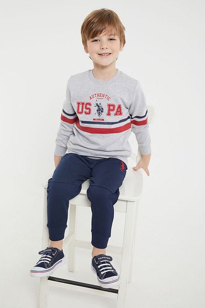 U.S. Polo Assn. Licensed Grimelange Boy's Tracksuit Set