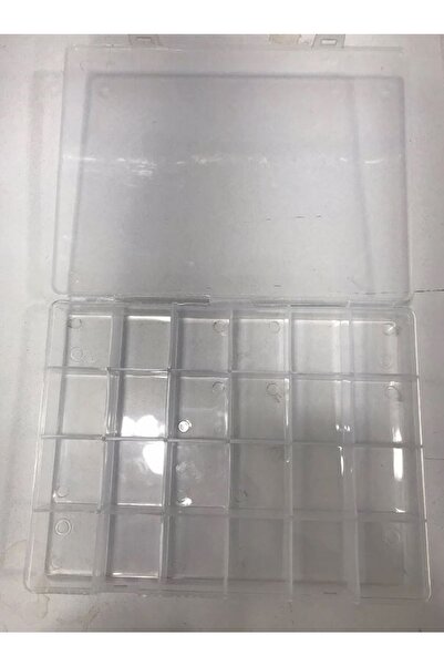 Caglar Accessories 24 Bölmeli Kolye Yüzük Takı Kutusu Organizer Düzenleyici Kutu (25,50 19 Cm )