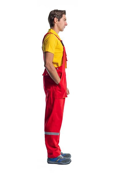 Şensel Red Reflective Fan Gardener Jumpsuit -8E2234-