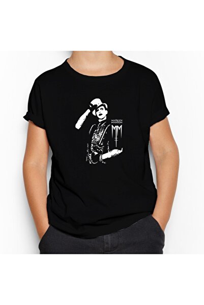 Z zepplin تي شيرت مارلين مانسون الأسود للجسم