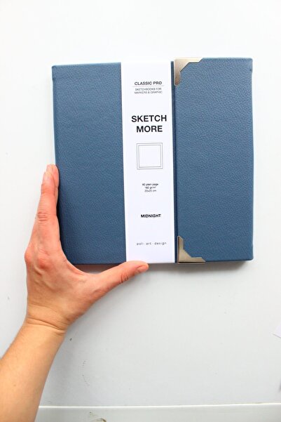 Poli Art Design Square 50% Cotton Skin Notebook Pro 15x15 Cm (For Watercolor ...