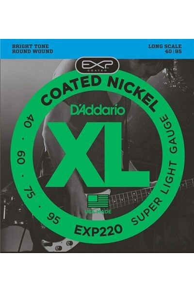 Daddario D'Addario Exp220 - Long Scale Bass Guitar String (40-95)