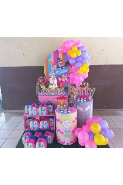 LOTUS PARTY 30 Pieces Balloon Set - ( Pink - Yellow - Lilac Balloon )