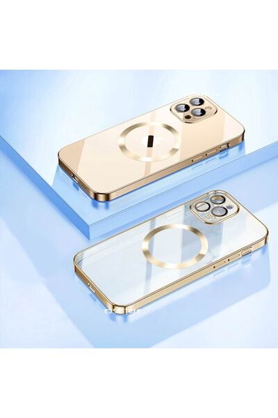 m.tk moveteck Iphone 13 Uyumlu Kılıf Kamera Korumalı Metalik Parlak Renkli Ma...