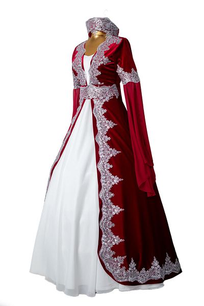 DolunayModa قفطان، رباط للموسم الجديد، دانتيل فضي