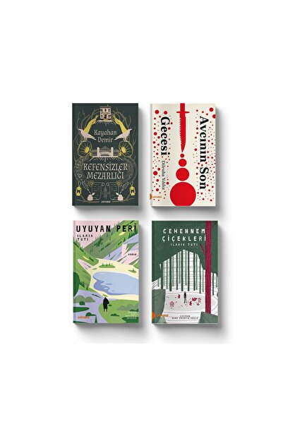 Portakal Kitap Bir Solukta Bitecek Kitaplar Seti (4 Kitap) Kefensizler Mezarl...