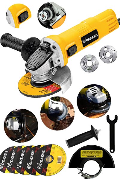 DOZZER Kg9000 Bakır Sargılı Spral Taşlama Makinası Avuç Içi Taşlama 115-125 M...