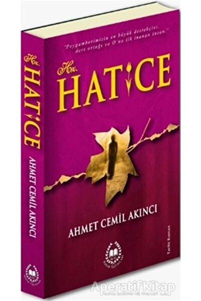 Bahar Yayınları Hz. Hatice - Ahmet Cemil Akıncı -