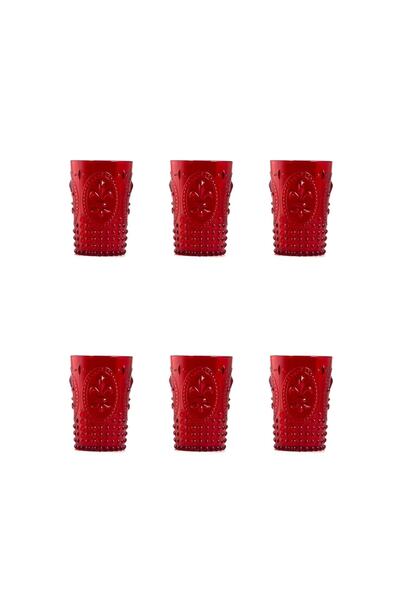 Depa Acrylic Red 6-Piece Short Glasses