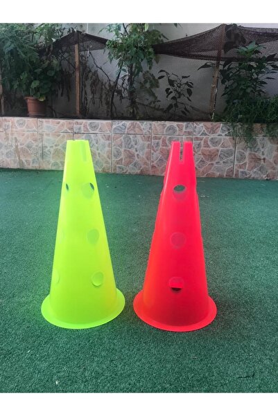 Leyaton Neon 12 Adet 40 Cm Delikli Antrenman Hunisi Idman Hunisi