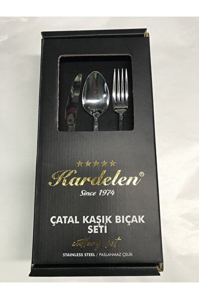 Kardelen Istabul 60 Piece Spoon Fork Set for 12 Persons