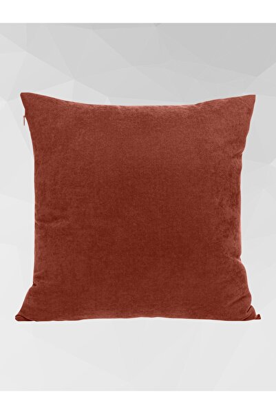 Cortibo Barcelona Throw Pillow Cover - Brick Color
