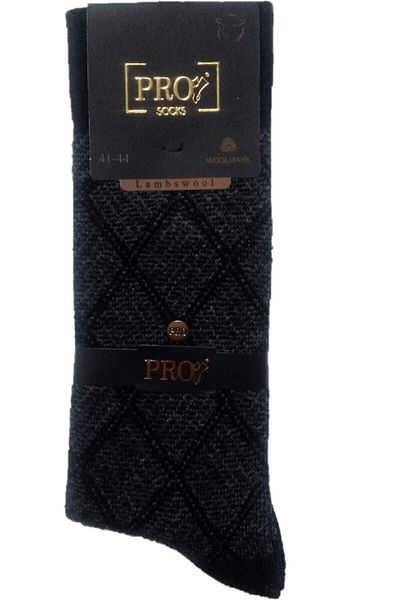 Pro Çorap Мъжки зимни чорапи до глезена от истинска вълна