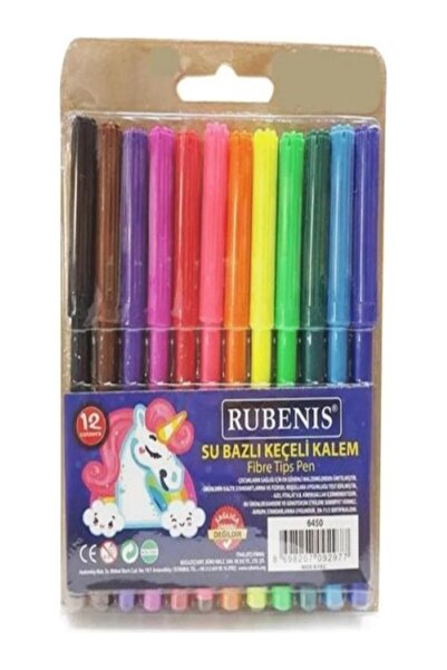 Generic Brand 12 قلم فلوماستر ملون