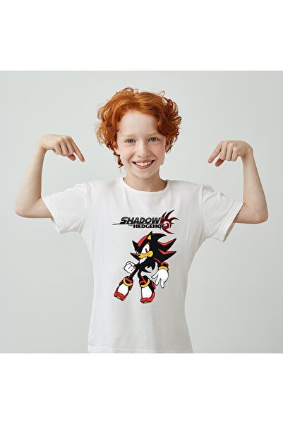 Hilosh Tricou pentru copii unisex imprimat Sonic H08