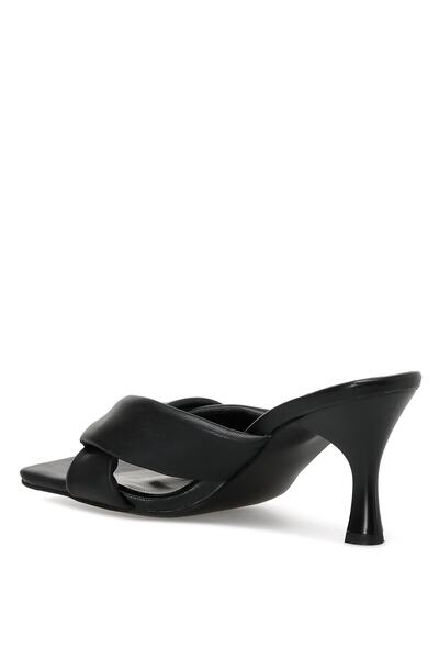 İnci Ceross.Z 2Fx Black Women's Heeled Slippers